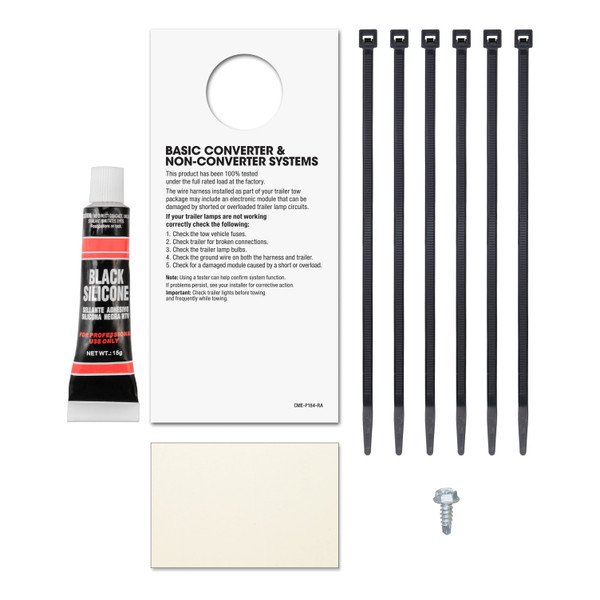 00-03 Ford E-150 CURT 4-flat Plug and Play Trailer Wiring