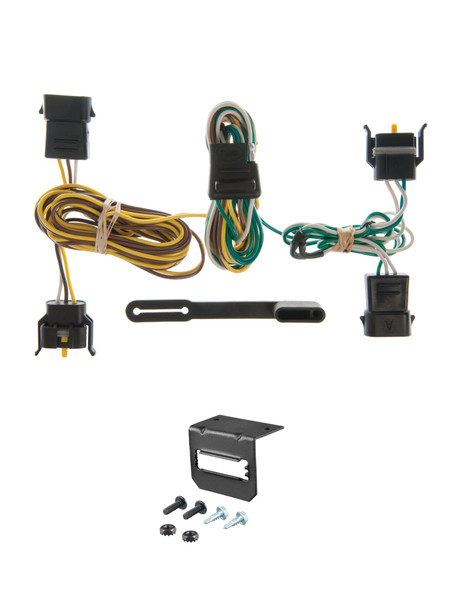 00-03 Ford E-350 Super Duty CURT 4-flat Plug and Play Trailer Wiring - CURT