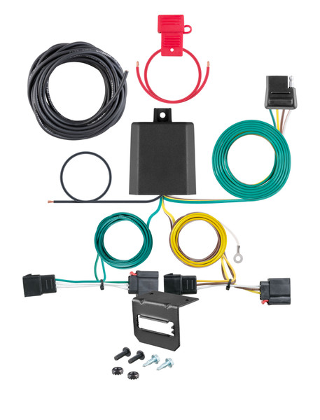 08-10 Chrysler Town & Country CURT 4-flat Plug and Play Trailer Wiring - CURT