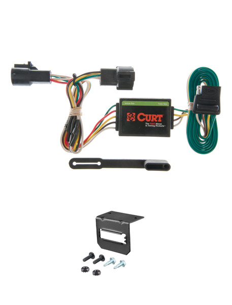 94-08 Mazda B3000 00-05 models are no drill CURT 4-flat Plug and Play Trailer Wiring - CURT