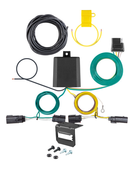 24-24 Chevrolet Trax CURT 4-flat Plug and Play Trailer Wiring - CURT