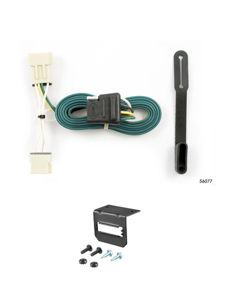 06-09 Chevrolet Uplander CURT 4-flat Plug and Play Trailer Wiring - CURT