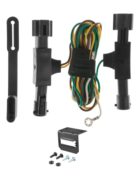 92-96 Ford Bronco CURT 4-flat Plug and Play Trailer Wiring - CURT