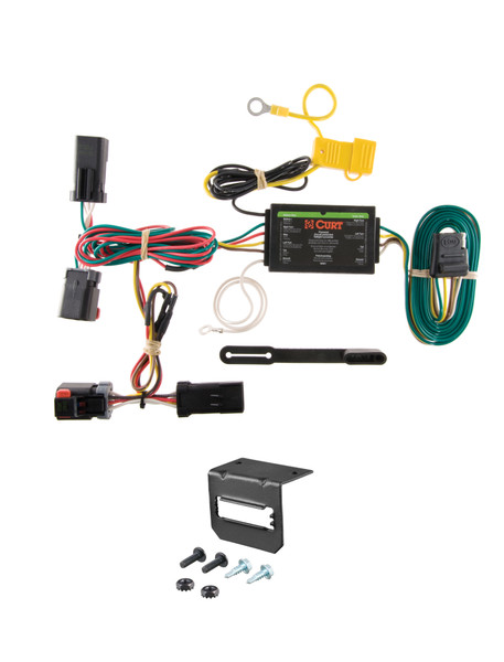 11-14 Chrysler 300 CURT 4-flat Plug and Play Trailer Wiring - CURT