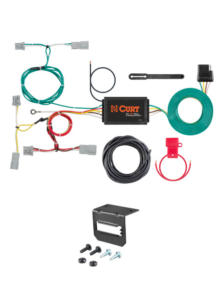 16-16 Mazda CX-5 Excluding diesel CURT 4-flat Plug and Play Trailer Wiring - CURT