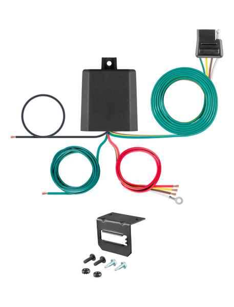 90-94 Mazda 323 Hatchback CURT 4-flat Plug and Play Trailer Wiring - CURT