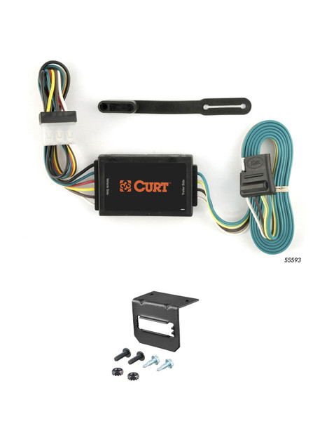 07-12 Mazda CX-7 CURT 4-flat Plug and Play Trailer Wiring - CURT