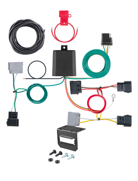 05-07 Ford Escape CURT 4-flat Plug and Play Trailer Wiring - CURT