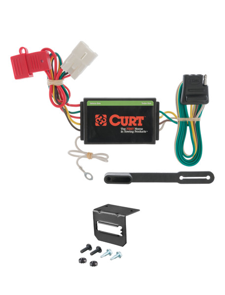 04-11 Mitsubishi Endeavor CURT 4-flat Plug and Play Trailer Wiring - CURT