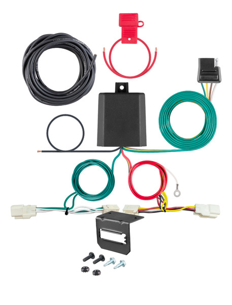 22-24 Mitsubishi Outlander CURT 4-flat Plug and Play Trailer Wiring - CURT