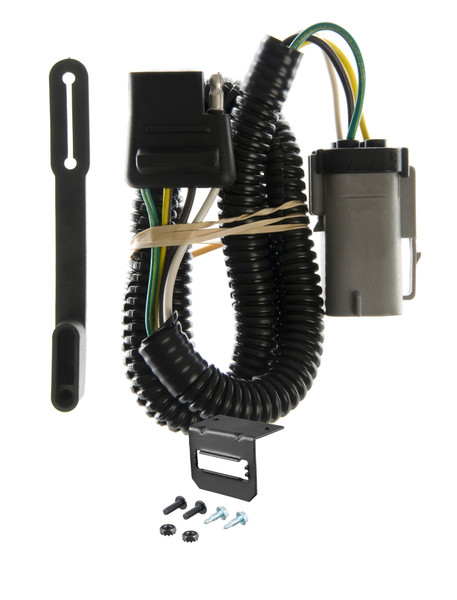 02-04 Ford F-250 Super Duty CURT 4-flat Plug and Play Trailer Wiring - CURT