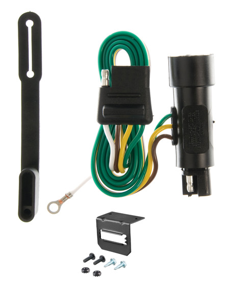 73-79 Ford   Old body, excluding with 10" drop bumper CURT 4-flat Plug and Play Trailer Wiring - CURT