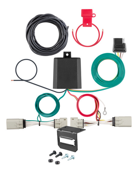 21-23 Ford F-150  With factory receiver CURT 4-way Plug and Play Trailer Wiring - CURT