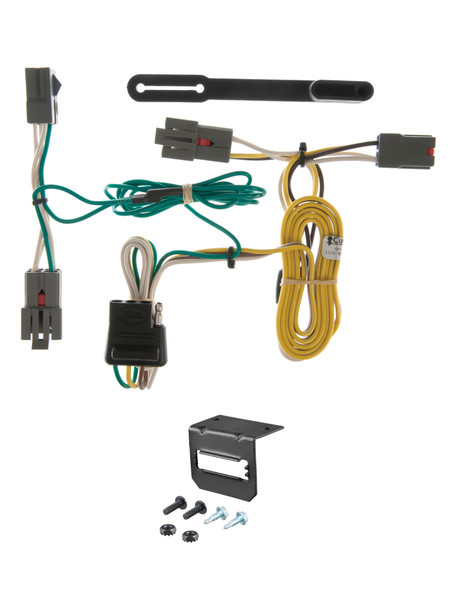 92-97 Mercury Grand Marquis Sedan CURT 4-flat Plug and Play Trailer Wiring - CURT