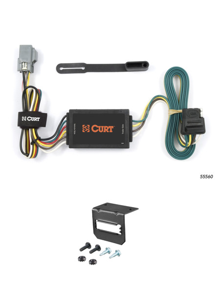06-06 Pontiac Torrent CURT 4-flat Plug and Play Trailer Wiring - CURT