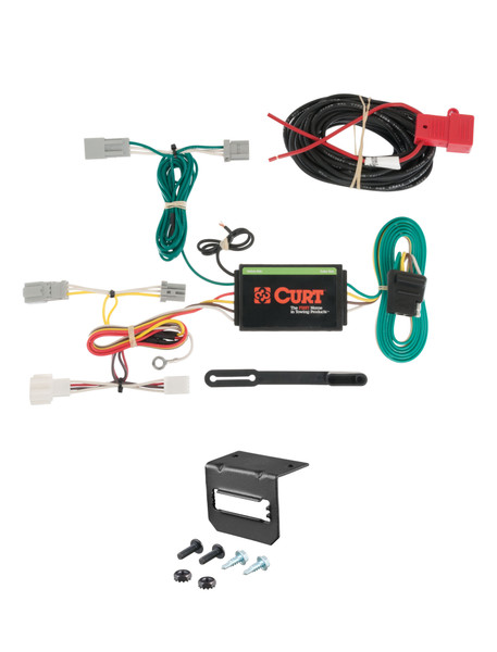 13-15 HONDA Accord Frame mount  CURT 4-flat Plug and Play Trailer Wiring - CURT