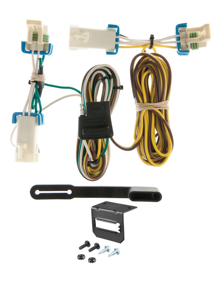 01-05 Pontiac Aztek CURT 4-flat Plug and Play Trailer Wiring - CURT