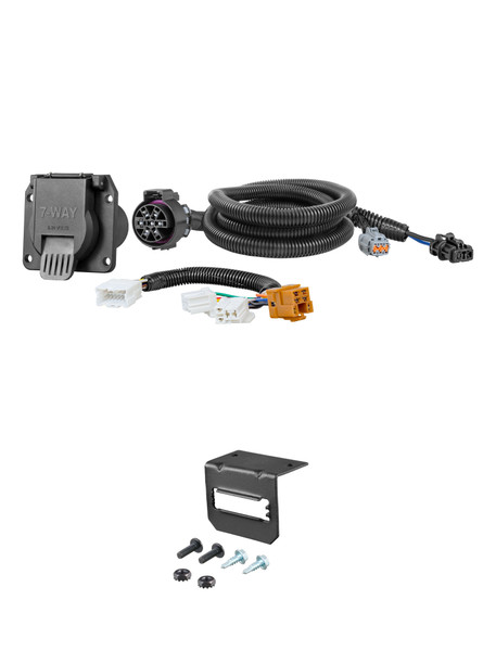 09-13 Suzuki Equator CURT 7-way Plug and Play Trailer Wiring - CURT