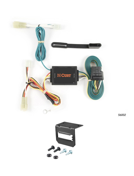 06-12 Suzuki Grand Vitara Excluding XL-7 CURT 4-flat Plug and Play Trailer Wiring - CURT