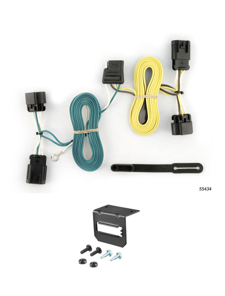 05-06 Pontiac Pursuit Sedan, excluding GT CURT 4-flat Plug and Play Trailer Wiring - CURT