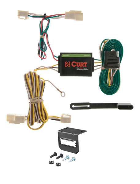 96-02 Toyota 4Runner CURT 4-flat Plug and Play Trailer Wiring - CURT