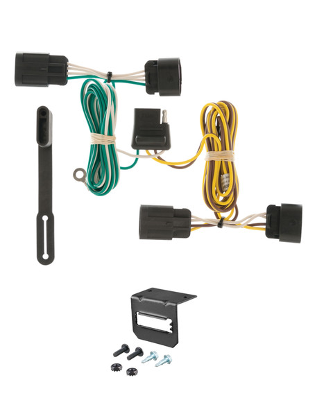 10-17 GMC Terrain CURT 4-flat Plug and Play Trailer Wiring - CURT