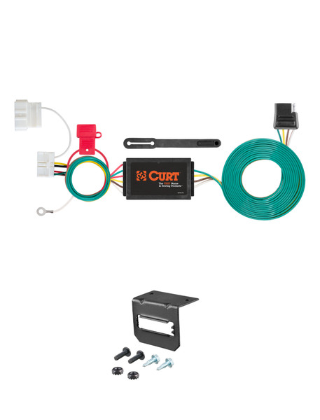 11-17 HONDA Odyssey CURT 4-flat Plug and Play Trailer Wiring - CURT