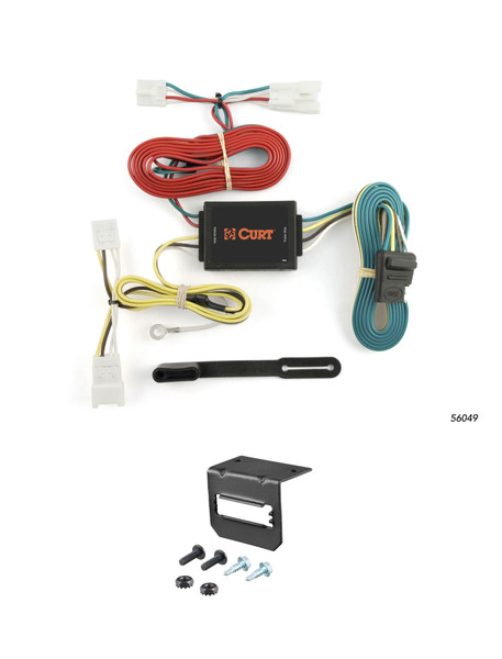 06-14 Hyundai Sonata CURT 4-flat Plug and Play Trailer Wiring - CURT
