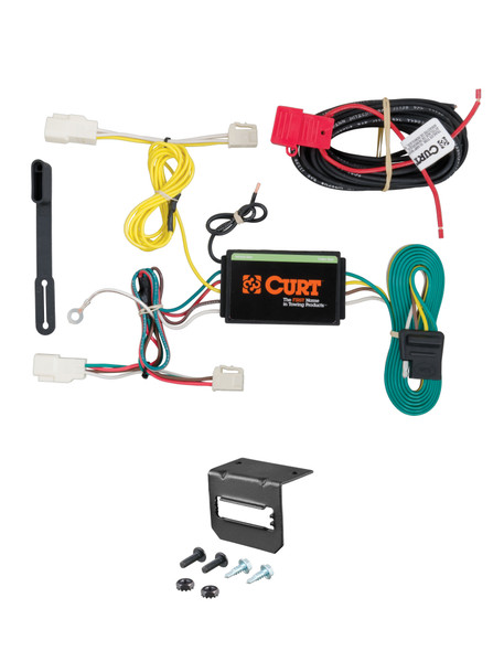 13-16 Scion FR-S Excluding RS models CURT 4-flat Plug and Play Trailer Wiring - CURT
