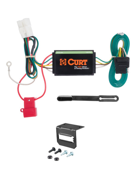 10-11 Subaru Impreza Outback Sport Excluding Canadian built models CURT 4-flat Plug and Play Trailer Wiring - CURT
