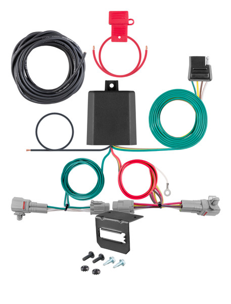 20-24 Subaru Legacy Sedan CURT 4-flat Plug and Play Trailer Wiring - CURT
