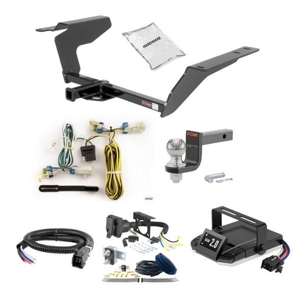 05-06 Pontiac Pursuit Coupe, excluding GT 1.25 CURT Trailer Hitch + Assure Proportional Brake Controller Kit HBCW2133 - CURT