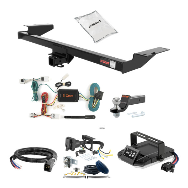 11-17 Nissan Quest 2 CURT Trailer Hitch + Assure Proportional Brake Controller Kit HBCW2059 - CURT
