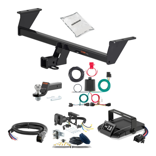 14-15 Nissan Rogue Select 2 CURT Trailer Hitch + Assure Proportional Brake Controller Kit HBCW2068 - CURT