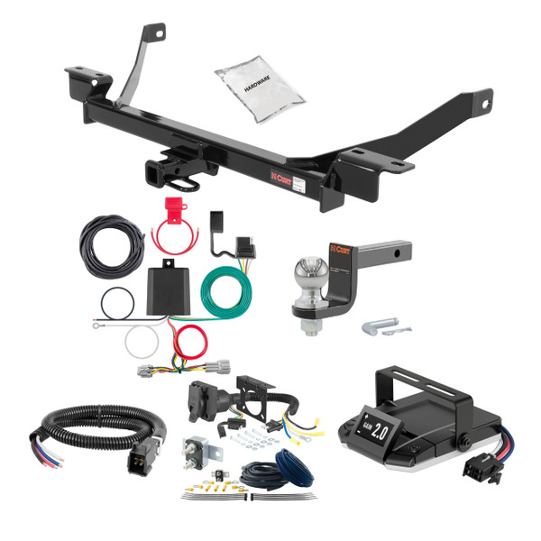 04-09 Nissan Quest 2 CURT Trailer Hitch + Assure Proportional Brake Controller Kit HBCW2060 - CURT