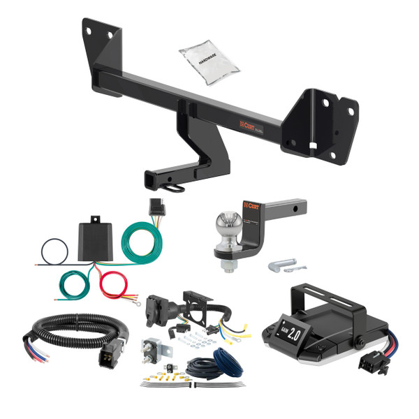 13-22 Buick Encore 1.25 CURT Trailer Hitch + Assure Proportional Brake Controller Kit HBCW188 - CURT
