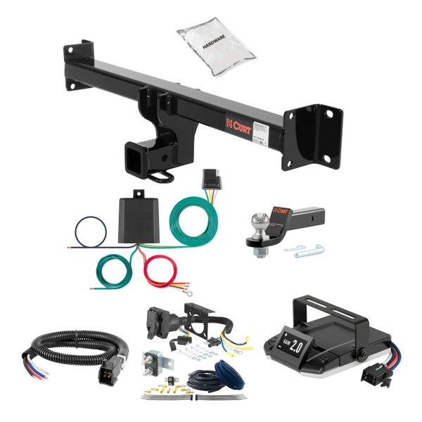 11-17 BMW X3  2 CURT Trailer Hitch + Assure Proportional Brake Controller Kit HBCW167 - CURT