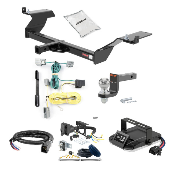 10-11 Buick Lucerne 1.25 CURT Trailer Hitch + Assure Proportional Brake Controller Kit HBCW202 - CURT
