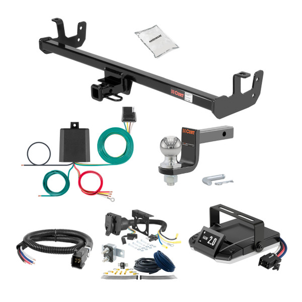 16-16 Scion iM 1.25 CURT Trailer Hitch + Assure Proportional Brake Controller Kit HBCW2240 - CURT
