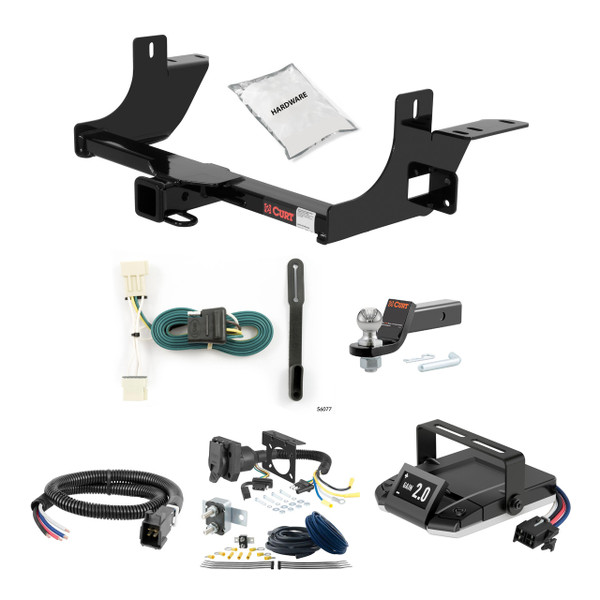 07-10 Saturn Outlook 2 CURT Trailer Hitch + Assure Proportional Brake Controller Kit HBCW2231 - CURT