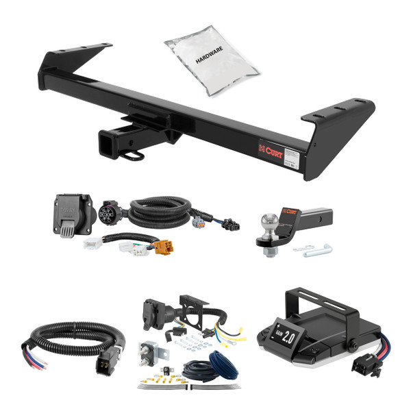 09-12 Suzuki Equator 2 CURT Trailer Hitch + Assure Proportional Brake Controller Kit HBCW2327 - CURT