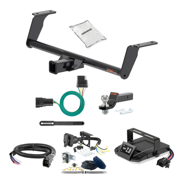 20-24 Buick Encore GX Excluding hands free liftgate 2 CURT Trailer Hitch + Assure Proportional Brake Controller Kit HBCW190 - CURT