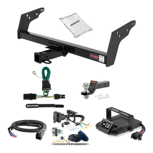 82-90 GMC S15 2 CURT Trailer Hitch + Assure Proportional Brake Controller Kit HBCW1137 - CURT