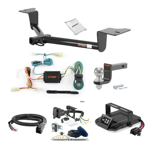 07-13 Suzuki SX4  Hatchback 1.25 CURT Trailer Hitch + Assure Proportional Brake Controller Kit HBCW2337 - CURT