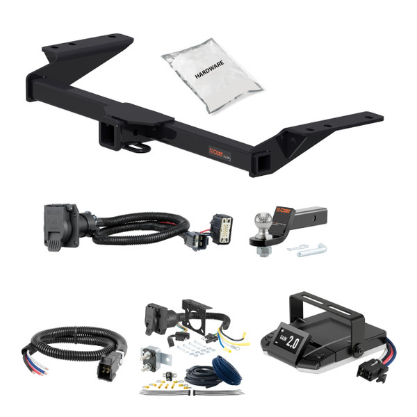 19-24 Chevrolet Blazer Excluding Premier 2 CURT Trailer Hitch + Assure Proportional Brake Controller Kit HBCW258 - CURT