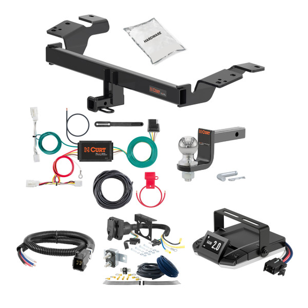 87-91 Toyota 4Runner 2 CURT Trailer Hitch + Assure Proportional Brake Controller Kit HBCW2353 - CURT