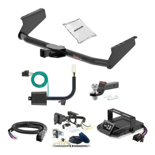 01-07 Toyota Sequoia 2 CURT Trailer Hitch + Assure Proportional Brake Controller Kit HBCW2432 - CURT