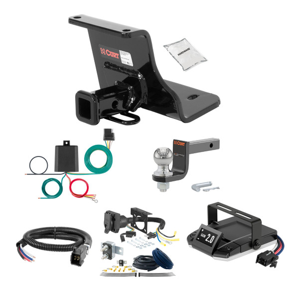 07-11 Chevrolet Aveo Sedan  1.25 CURT Trailer Hitch + Assure Proportional Brake Controller Kit HBCW256 - CURT