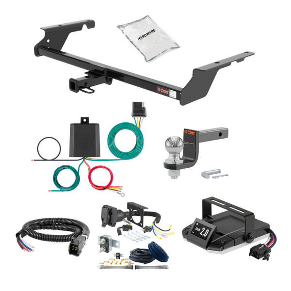 00-04 Volvo V40  1.25 CURT Trailer Hitch + Assure Proportional Brake Controller Kit HBCW2547 - CURT