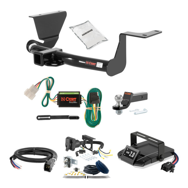07-11 HONDA CR-V 1.25 CURT Trailer Hitch + Assure Proportional Brake Controller Kit HBCW1354 - CURT